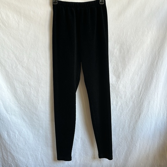 Jones New York Sport black wide wail soft velour pants, size M - Picture 6 of 7